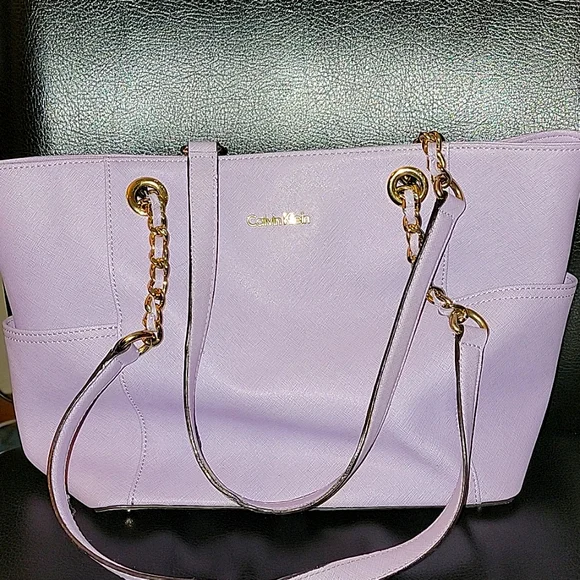 Calvin Klein Bags Preloved Calvin Klein Lilac Tote Bag With